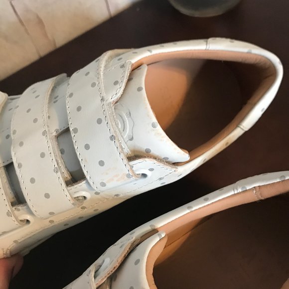 NWOT GREATS Women's Size 8 Royale Sneakers Polka Dot Leather Shoes - Picture 10 of 12